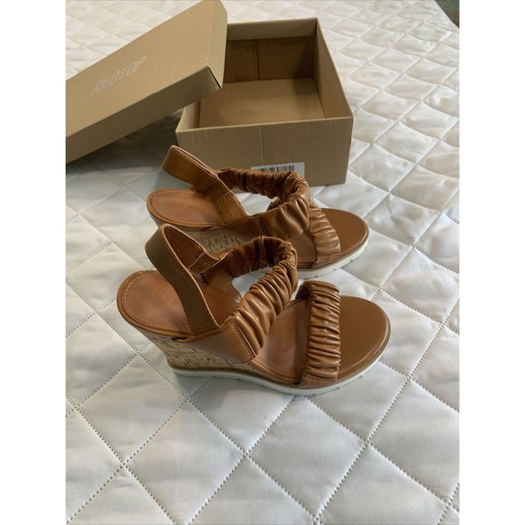 PiePieBuy 7 1/2Platform Wedge Sandals Open Toe Elastic Ankle Strap Dress Sandals - Picture 8 of 13